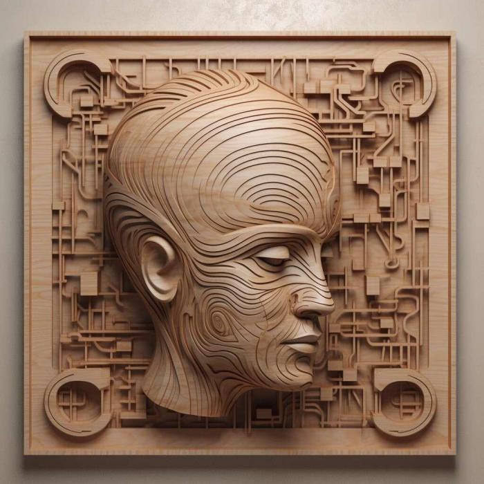 نموذج ثلاثي الأبعاد لآلة CNC 3D Art 